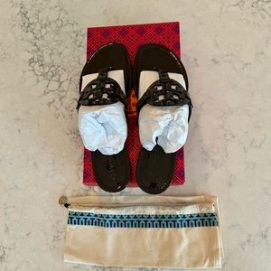 NIB Tory Burch Miller Sandal size 10 Coconut